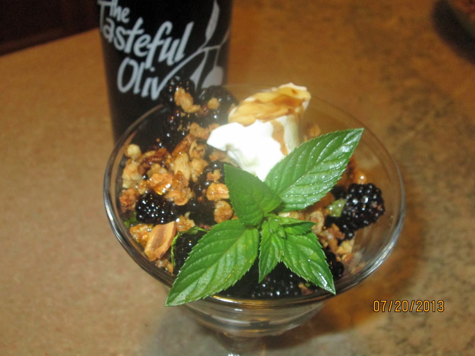 Cooking with Barry & Meta: Fresh Blackberry Parfait -- blackberries & b