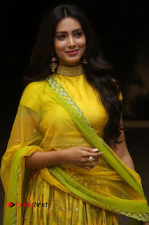 Actress Pallavi Subhash Stills in Yellow Dress at Naruda Donaruda Audio Launch  0127
