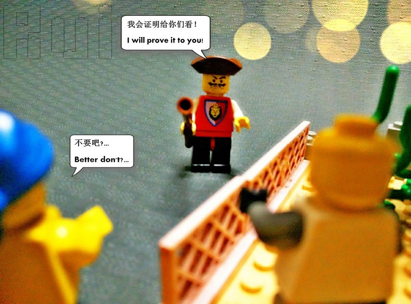 Lego Cheat - He wants to prove himself
