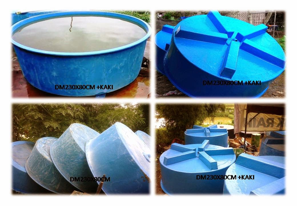 Bak Fiber Kolam Bulat Phytoncatfishfarm
