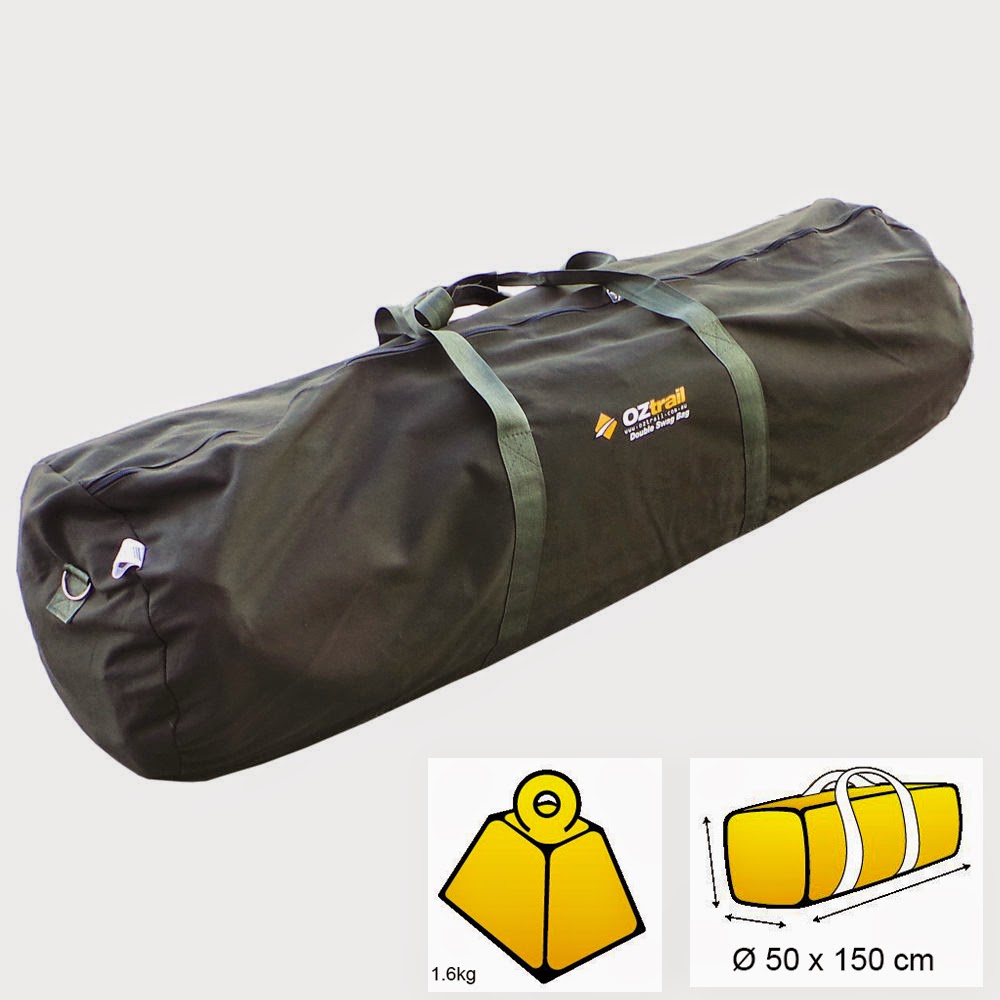 Survive the Elements OZtrail Double Mitchell Canvas Swag BAG