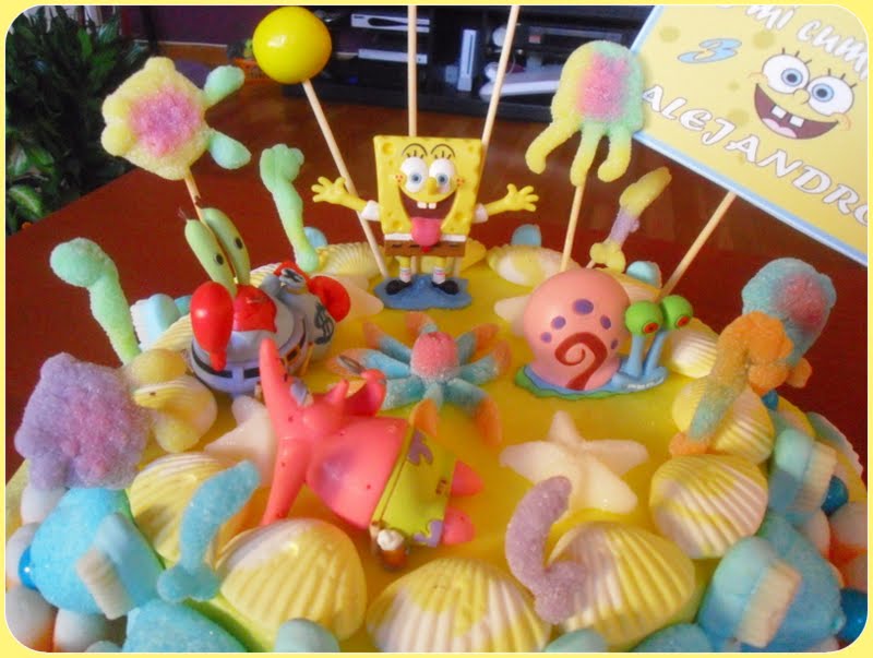 ELS BUNYOLS DE LA IAIA DULCE TARTA BOB ESPONJA