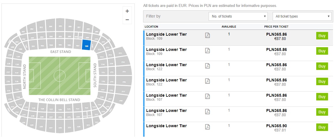 manchester city bilet na mecz