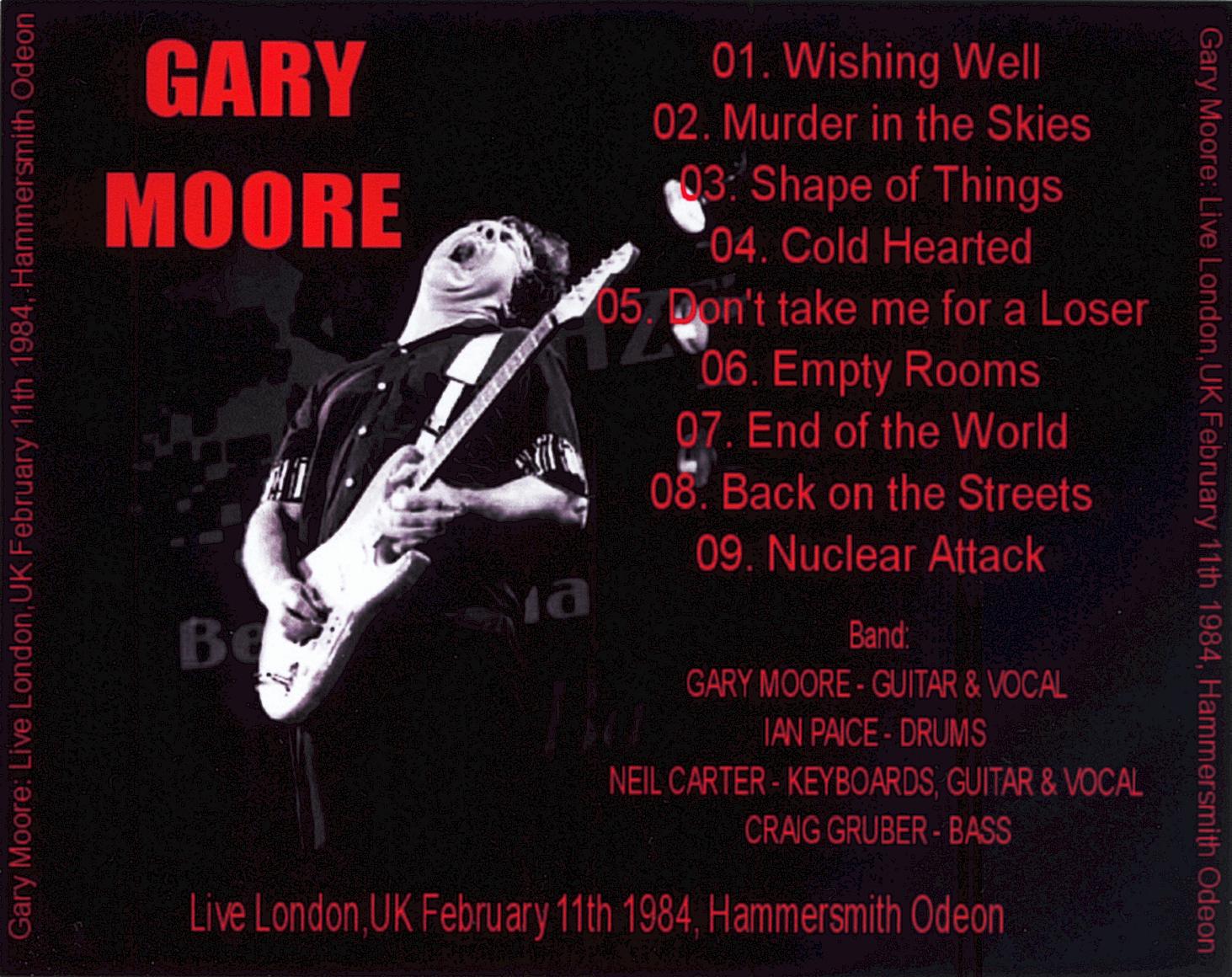 Gary Moore Live At Hammersmith Odeon