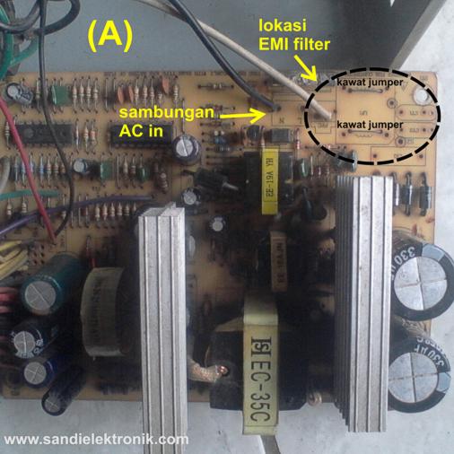 Melengkapi PowerSupply PC Dengan EMI Filter Sandi Elektronik