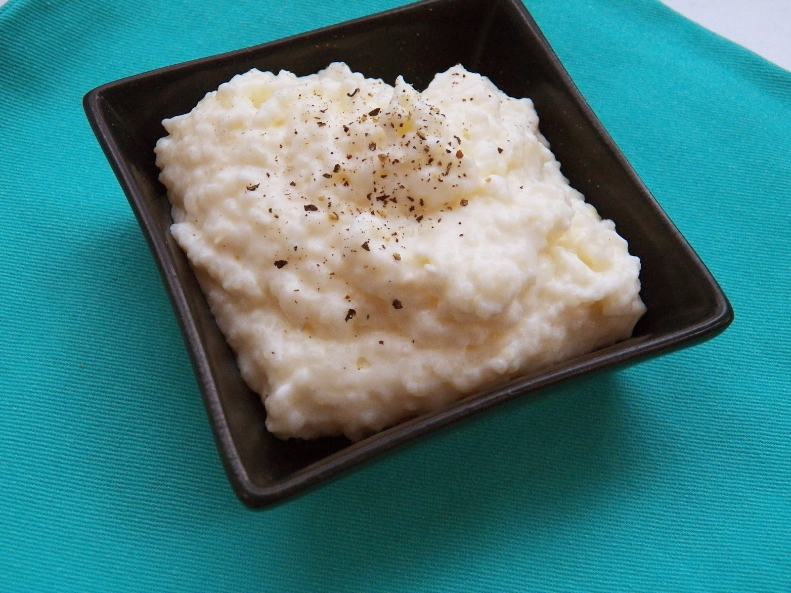 Cream Cheese Grits for Secret Recipe Club Sid's Sea Palm Cooking