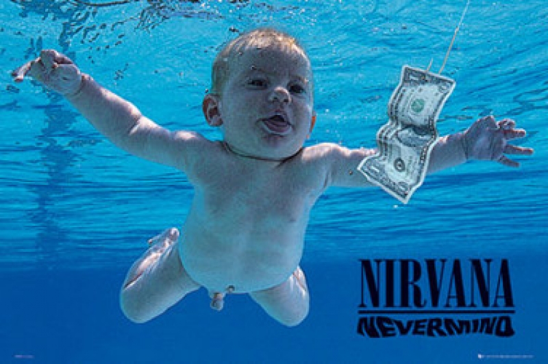 portada disco nevermind de nirvana