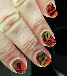 nails mexican sombreros decals