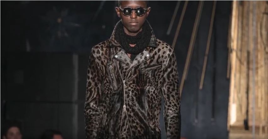 john varvatos leopard jacket