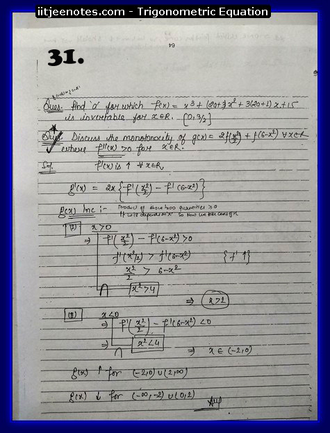 trigonometric equation notes download kare3