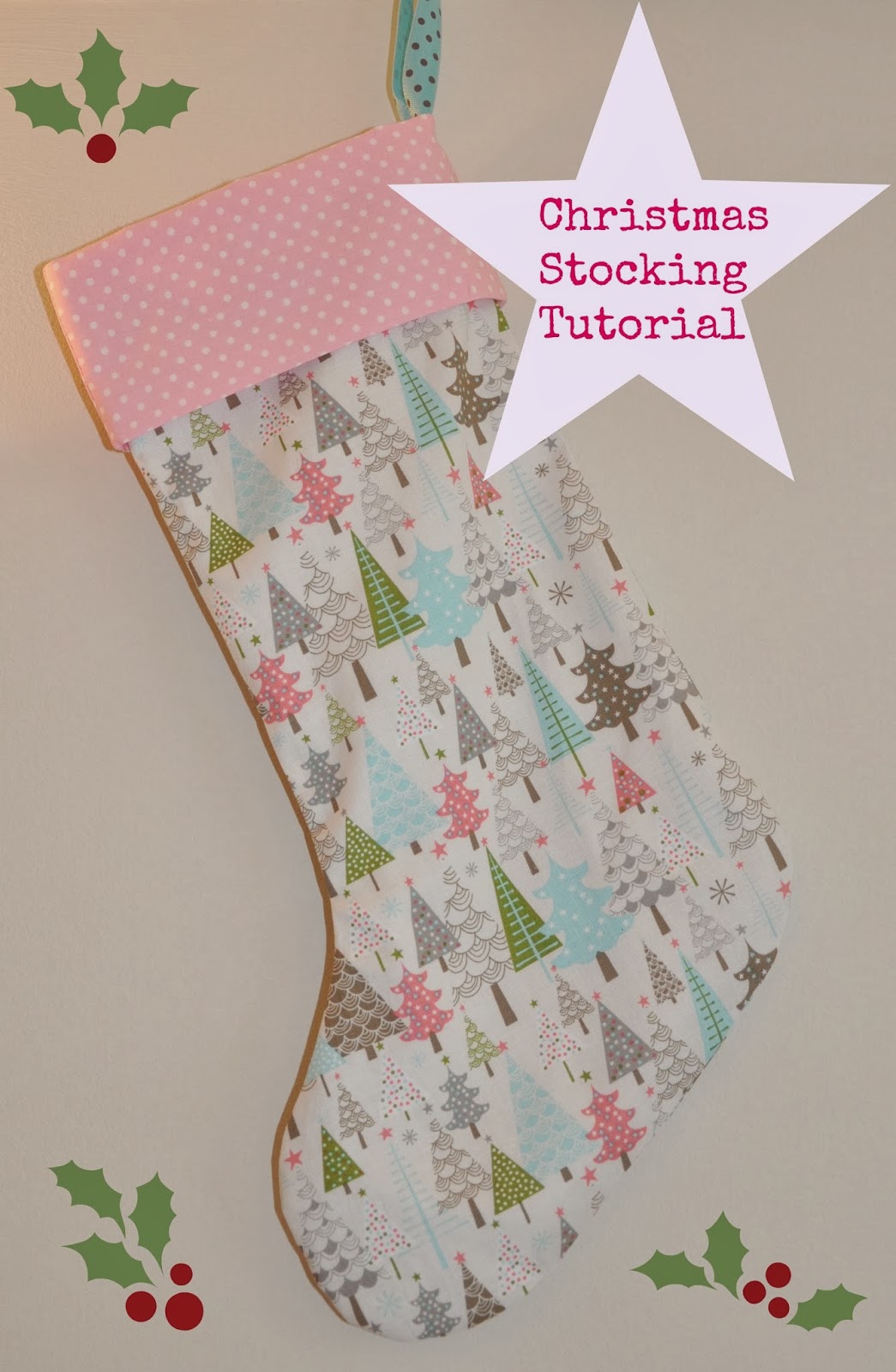 Free Printable Christmas Stocking Sewing Pattern