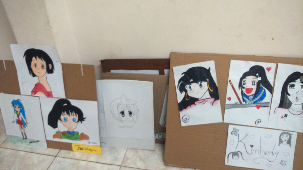 Fotos del curso de dibujo cómic manga