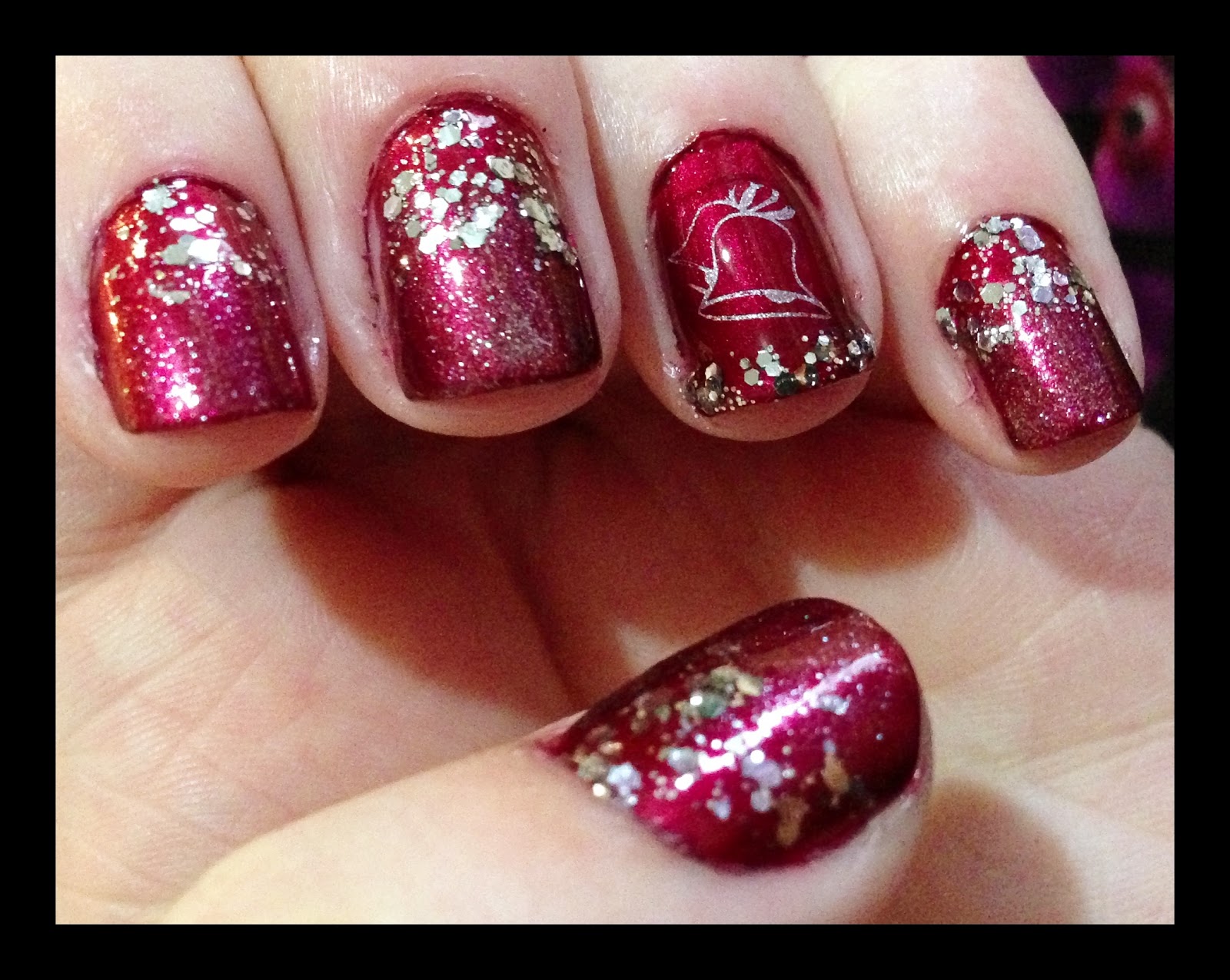 December Wine Red Nails - wide 9