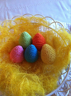 virkade ägg crochet egg