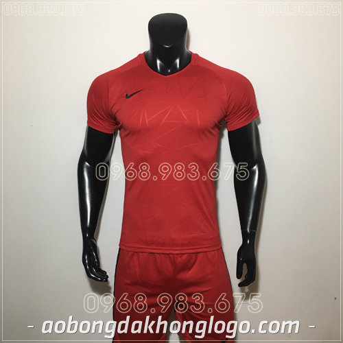 Áo bóng đá không logo Nike HHP Pro màu đỏ