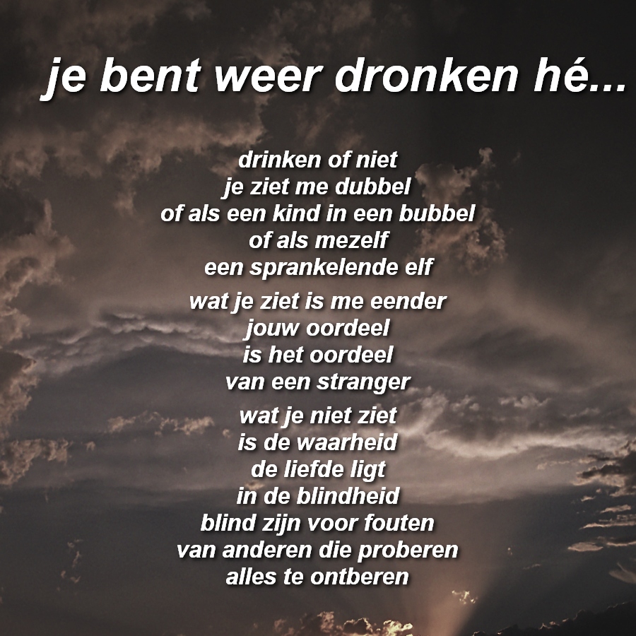 De Innerlijke wegen van een zwerver... je bent weer dronken hé... De Innerlijke wegen van een zwerver... je bent weer dronken hé...