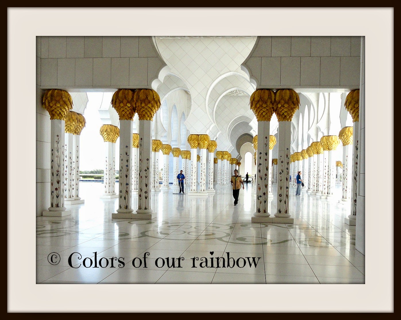 The grand mosque abudhabi @colorsofourrainbow.blogspot.ae