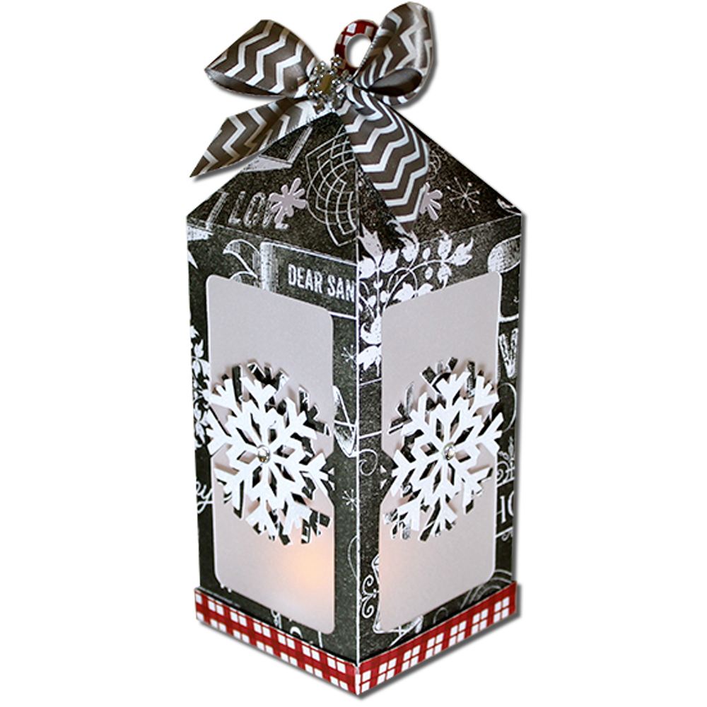 JMRush Designs Snowflake Lantern (Flameless)