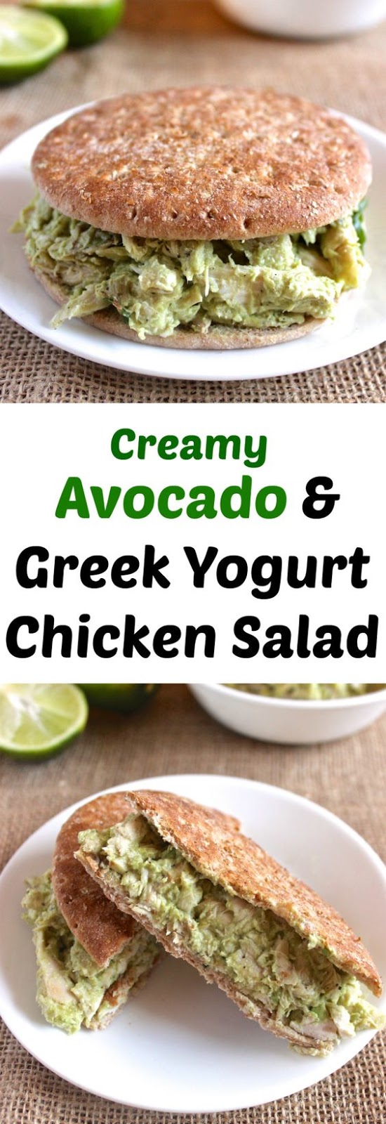 CREAMY AVOCADO GREEK YOGURT CHICKEN SALAD CREAMY AVOCADO GREEK YOGURT CHICKEN SALAD