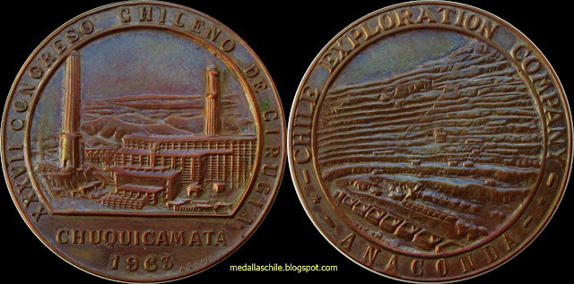 Medalla Congreso Cirugia Chuquicamata 1963