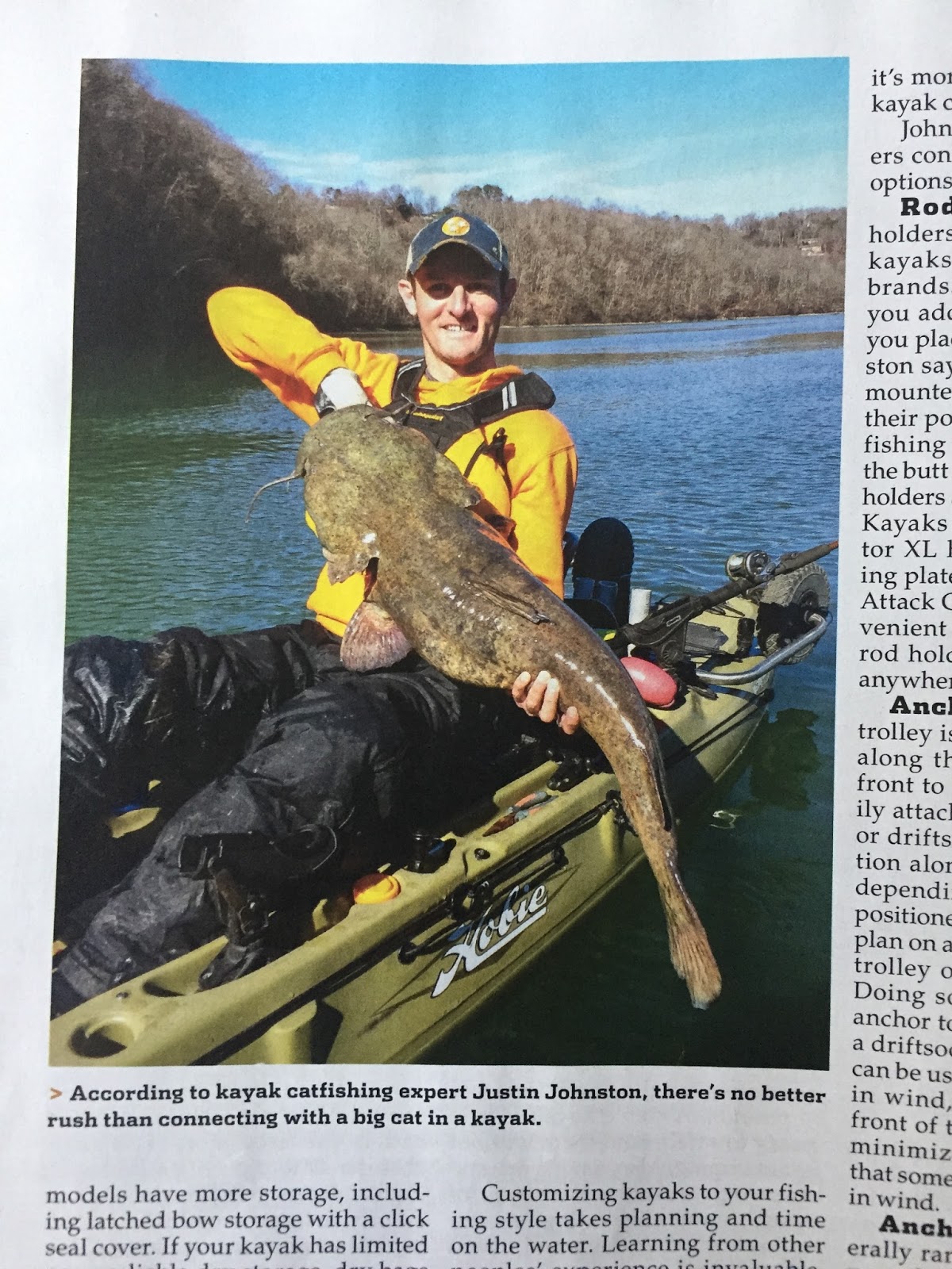 In-Fisherman Article Back Story - Kayak Catfish