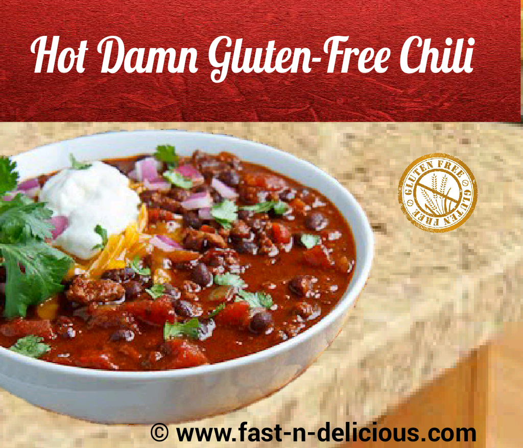 FastnDelicious Hot Damn Chili GlutenFree