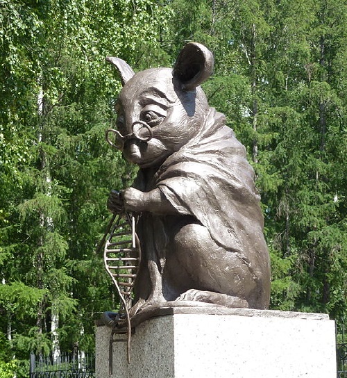 monumento a los ratones de laboratorio