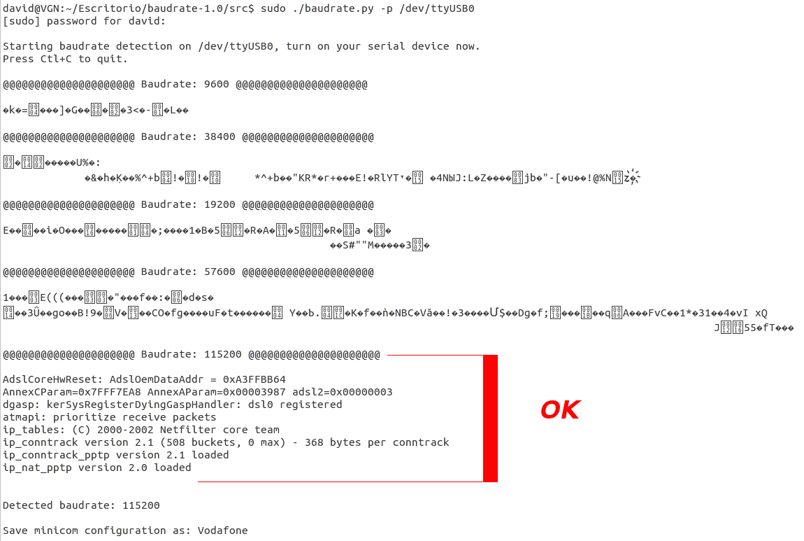 Booting process of broadband routers