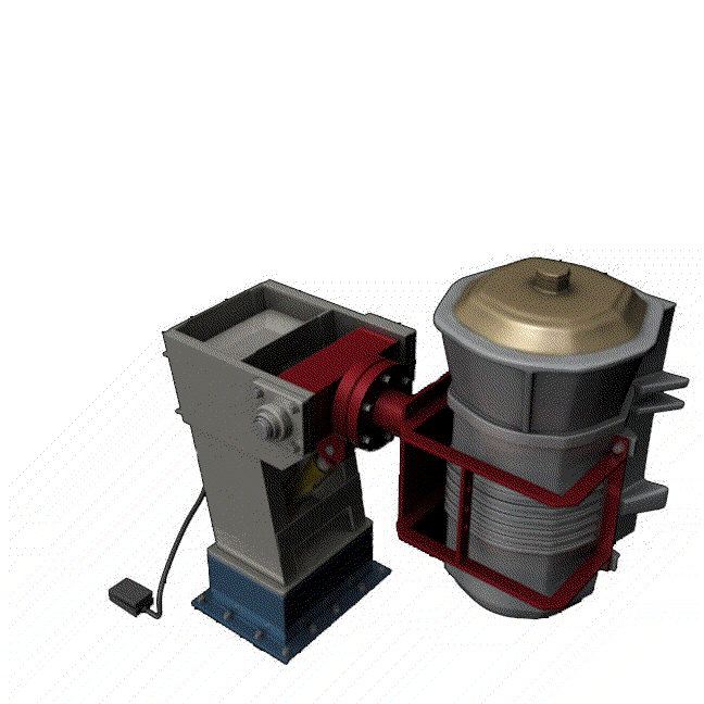 Mechanical Engineering Animation of Pedestal Transmission Repair Stand