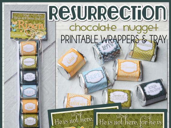 {NEW!!} Easter Resurrection Themed Nugget Wrappers!