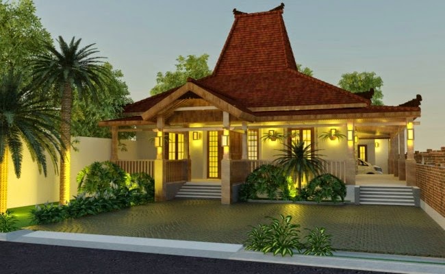 GAMBAR Desain  Rumah  Klasik Jawa  Terbaru Model Minimalis  Gambar Foto Desain  Rumah 