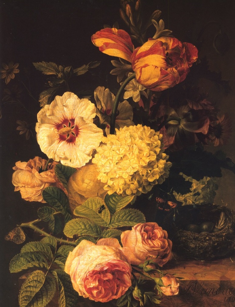 Картина приношение флоре жан франсуа ван даль