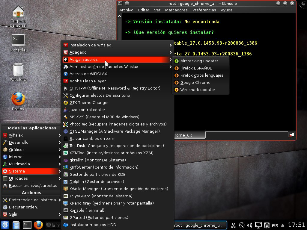 Wifislax A SlackwareBased Testing Distribution