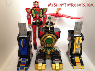 soul of chogokin thunder megazord
