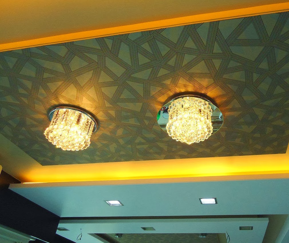 Salon marocaine moderne Faux Plafond Plâtre Décoration