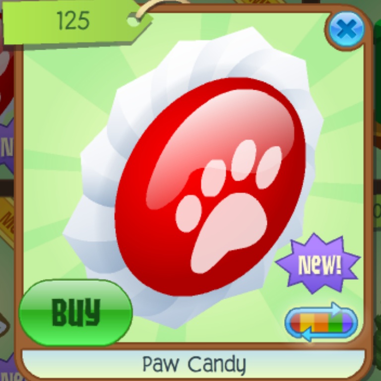 Animal Jam Fairy Jamaaliday Bows and Paw Candy