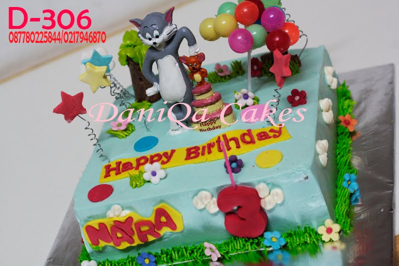 Gambar Tokokuebangka Kue Ulang Tom Jerry Cake Evie Cakes Gambar di