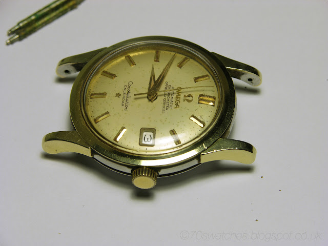 Original 1957 Omega Constellation powered by the Omega 504 automatic movement