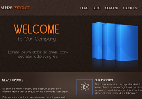 Free Psd Product Web Template
