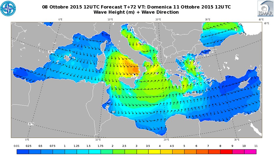 Mare: altezza e direzione dell'onda