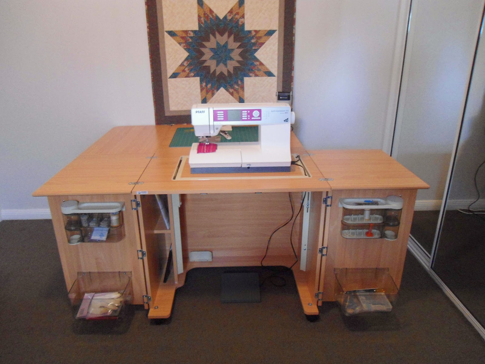 The Quilt Yarn My New Sewing Table