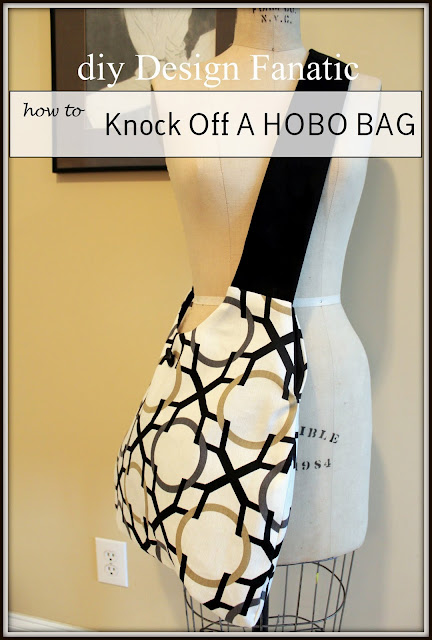 diydesignfanatic.com, hobo bag, how to make a hobo bag, fabric, tote bag, sewing