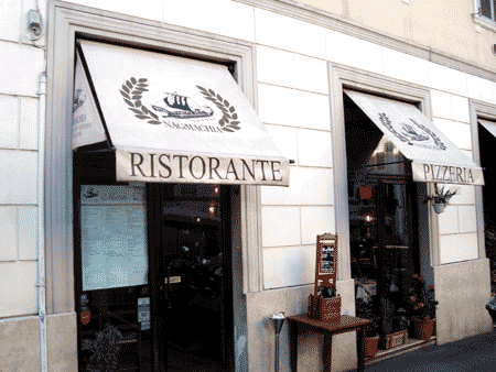 Restaurante Pizzería Namachia en Roma