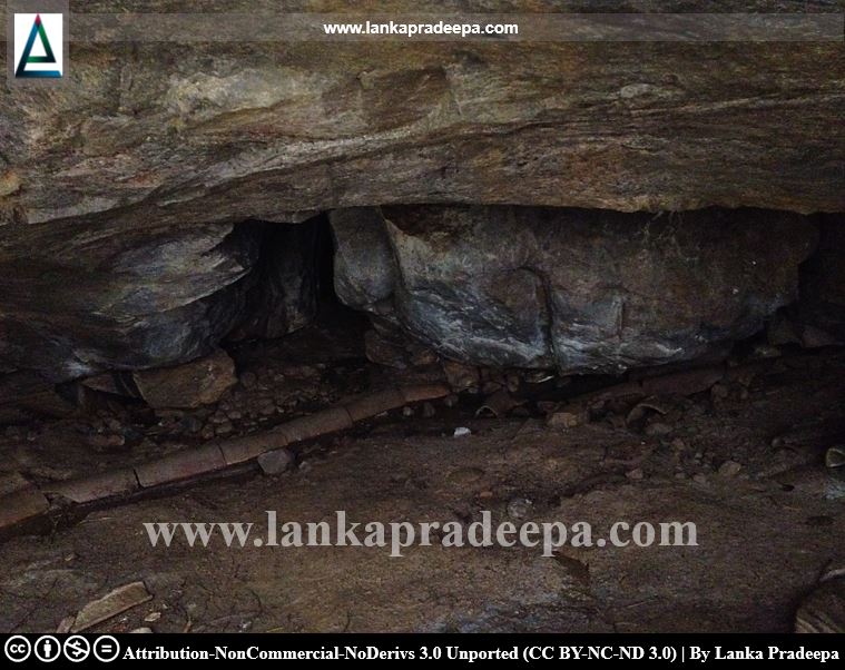 A cave tunnel with an unknown end, Gallengolla Viharaya