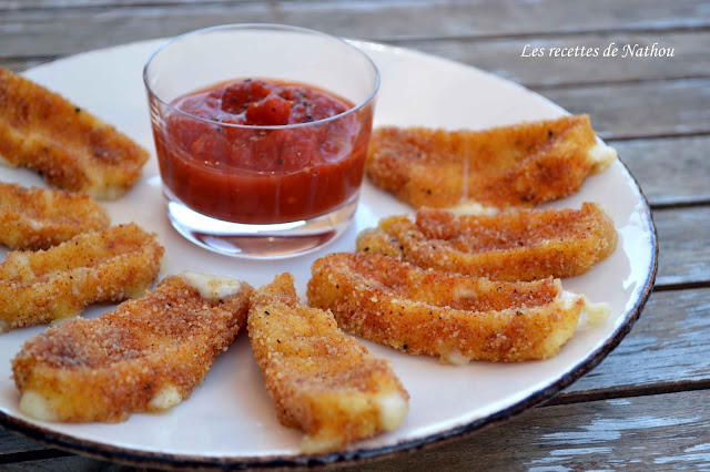 Mozzarella panée au paprika