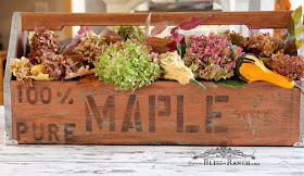 Up-Cycled Wood Tool Tote Table Centerpiece, Bliss-Ranch.com