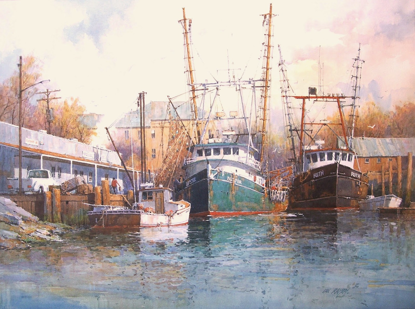 Ian Ramsay Watercolors Painting is not always easy as you well know