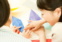 NAMC montessori classroom activities golden week japan culture study community service folding cranes