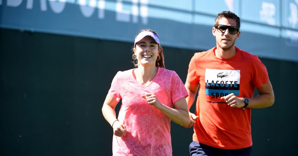 Alize Cornet Clicked While Practicing at the 2019 Indian Wells Masters 1000