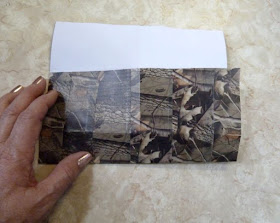 Camo duct tape wallet